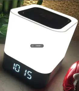 Enceinte DY28 tactile, haut-parleur sans fil, avec lumière LED, haute qualité, vente en gros, interrupteur avec horloge et alarme, DY28