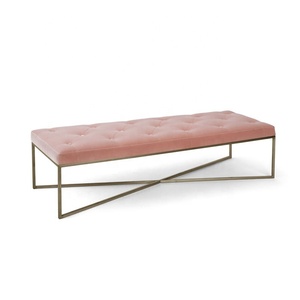 Simple Creative Modern Living Room Furniture Leisure <strong>Black</strong> White Leather Shoes <strong>Storage</strong> <strong>Bench</strong> - Product Image 2