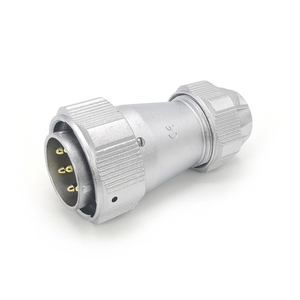 Conector Eléctrico Impermeable IP67 de 16 Pines para Aviación, con Tuerca de Sujeción Metálica, Tipo Bayoneta, Contacto de Latón Chapado en Oro, Alimentación para <span class=keywords><strong>PC</strong></span> - Product Image 2