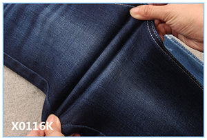 Certificat Repreve bouteille en plastique recyclé tissu denim extensible unifi polyester pour jeans - Product Image 3