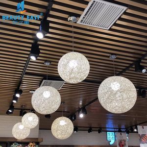 การออกแบบหลังคาอลูมิเนียม Baffle <span class=keywords><strong>Spandrel</strong></span> ระบบเพดานในรูปทรงท่อสี่เหลี่ยม - Product Image 2