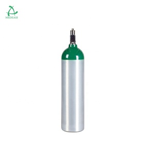 Bouteille d'oxygène médicale M6 1L, Bouteilles et supports, Fournitures d'oxygène, Respiratoire, Bouteille d'oxygène, Aluminium - Product Image 2