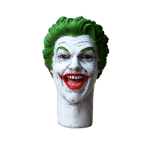 Chất Lượng Cao Custom Made Polyresin Joker Scaled Head Mô Hình Điêu Khắc - Product Image 1