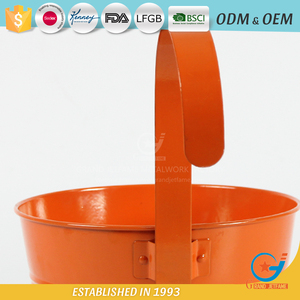 Articles ménagers galvanisé fer suspendu plantes pots <span class=keywords><strong>à</strong></span> <span class=keywords><strong>accrocher</strong></span> sur <span class=keywords><strong>mur</strong></span> de clôture herbe planteur - Product Image 5