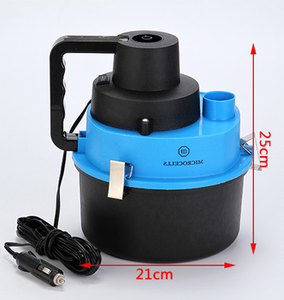 Miniaspiradora portátil de alta potencia para coche, aspirador de 12v para limpieza en seco y mojado - Product Image 2