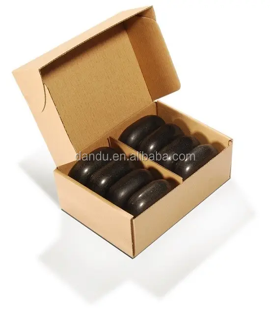 Mt 8Pcs Factory Therapy Natural Basalt Massage Stones Hot Stone Set for Massage Spa Therapy