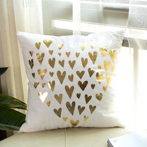Fundas de cojín de terciopelo con estampado de China para sofá de oficina - Product Image 3