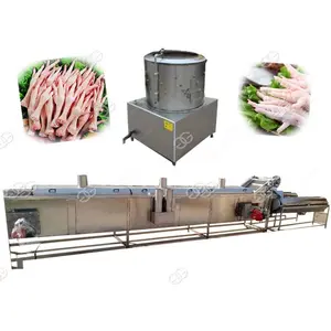 Factory Price Chicken Paws Removing Production Line Chicken Feet Cleaning Machine