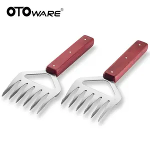 Griffes de barbecue en acier inoxydable, outils de Grill, broyeur de viande d'ours et métallique, griffe de porc broyeur pour viande