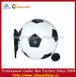 Fútbol de la forma más fría caja, Enfriador de <span class=keywords><strong>vino</strong></span> con ruedas - Product Image 2