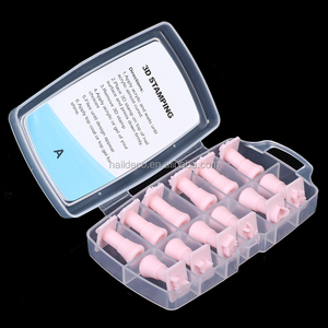 Timbre pour nail art, forme ronde et brillante, facile à utiliser, pour décoration d'ongles, 1 pièce - Product Image 5