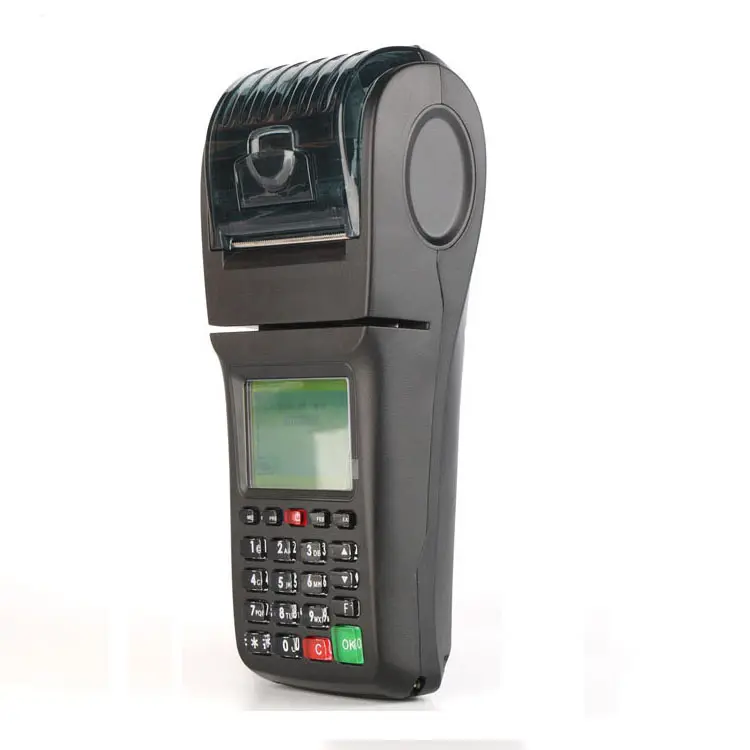 Handheld Mobile Phone Top Up Printer Bus Ticket Pos Machine with Bus Ticketing System