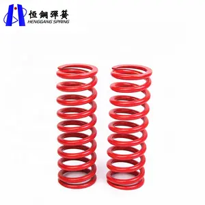 red powder coating compression support spring for spring rider parts