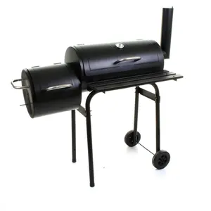 Barbecue extérieur au <span class=keywords><strong>charbon</strong></span> de <span class=keywords><strong>bois</strong></span>, foyer de barbecue, cuisinière à viande de patio, fumoir - Product Image 1