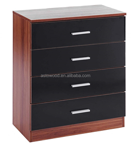 Armoire de coffre avant à 4 tiroirs de style moderne Panneau de bois très brillant Nouveau design pour la maison ou l'hôtel Prix d'usine bon marché - Product Image 1