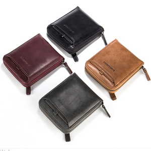 <span class=keywords><strong>Portafoglio</strong></span> da Uomo all'Ingrosso, Stile Vintage con Chiusura Aperta, Corto e Impermeabile, con Tasca per Monete e Fodera in Poliestere - Product Image 5
