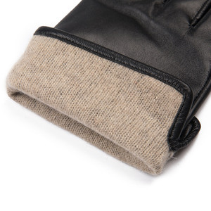 GL7 guanti da uomo personalizzati in pelle di montone foderati in Cashmere con guida auto inverno caldo - Product Image 6
