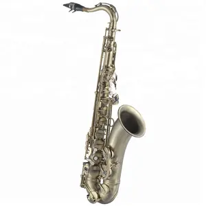 Penjualan Langsung Pabrik Profesional Kunci Bb Tinggi F Sax Antik Tenor Saksofon