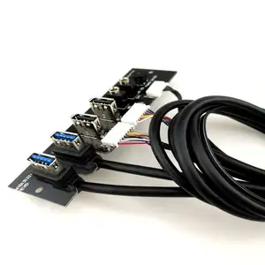 Nhà máy PC Bo Mạch Chủ cáp usb USB3.0 USB2.0 điện sw và thiết lập lại sw trường hợp máy tính bảng điều khiển phía trước cáp