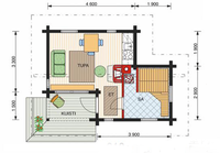 2021 Vorgefertigte Holzhütte Tiny Wood House Kit für die Villa