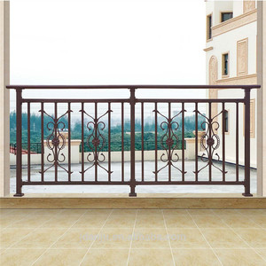 Al aire libre de hierro forjado barandillas <span class=keywords><strong>para</strong></span> Balcón de aluminio diseño terraza barandilla diseños - Product Image 6