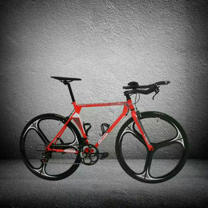 Vélo de course SL-RC27182-16S 700C 8 vitesses, <span class=keywords><strong>VTT</strong></span> 8 vitesses, levier de vitesses, freinage V-Brake, pédale en alliage d'aluminium et acier standard - Pas cher - Product Image 1