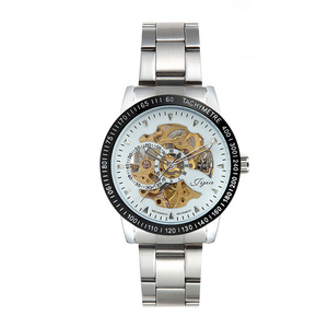 <span class=keywords><strong>Reloj</strong></span> de negocios de doble cara para hombre, <span class=keywords><strong>reloj</strong></span> mecánico, luminoso, resistente al agua, automático, 2018 - Product Image 2