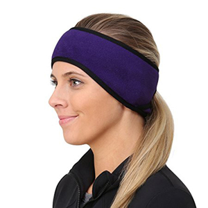 Bandeau pour filles bandeaux faciaux visage lavage hiver polaire <span class=keywords><strong>Fitness</strong></span> queue de cheval athlétique bandeau Spa logo personnalisé - Product Image 5