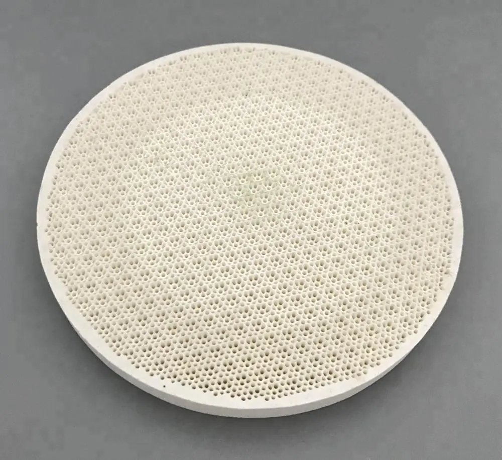 Gas heater infrared honeycomb ceramic plate for burner