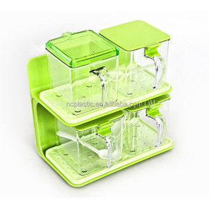 Spezia vaso Cucchiaio Dispenser Ampolla Sale Da Cucina Box Condimento Distributore di Stocker - Product Image 6