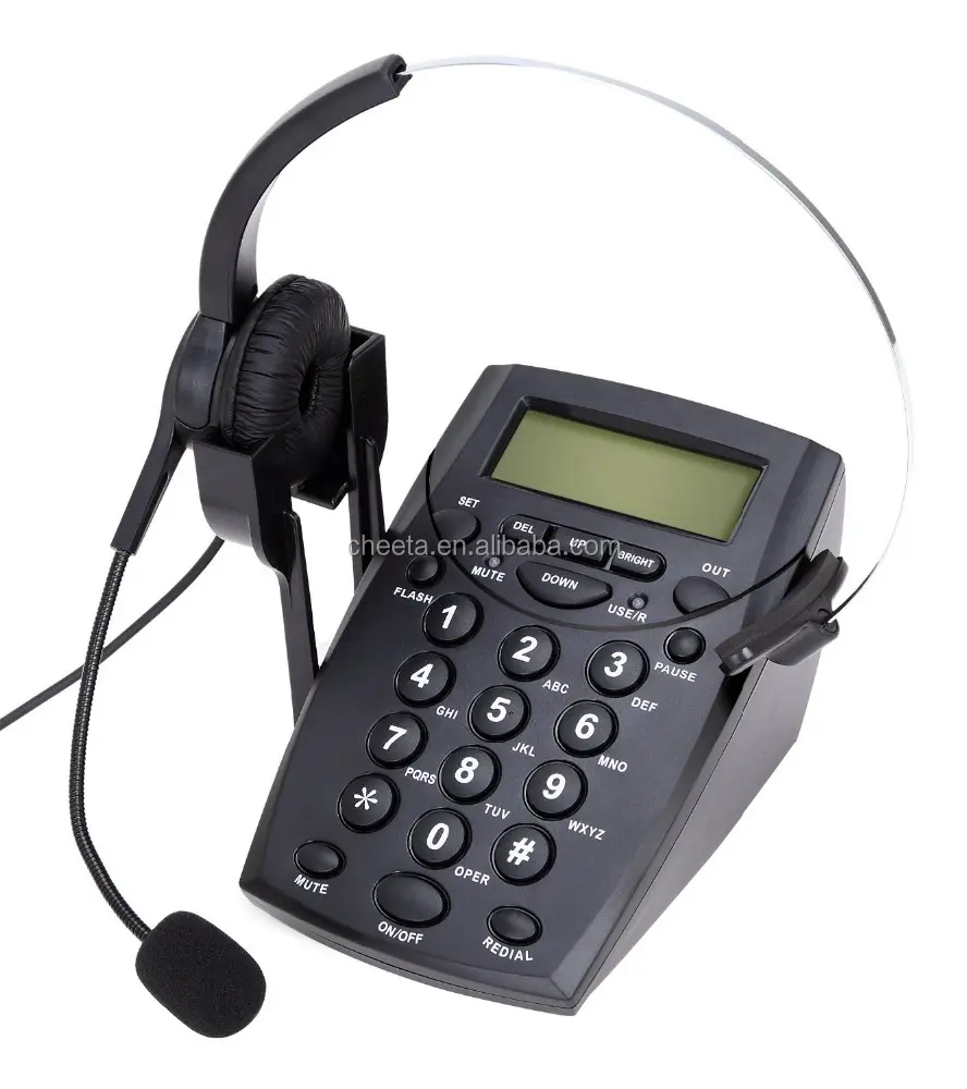 ชุดหูฟังใช้ในบ้านสำนักงานสำหรับตกแต่ง,แป้นหมุนหมายเลขโทรศัพท์