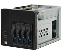 Serveur nas de stockage en réseau avec carte mère et alimentation