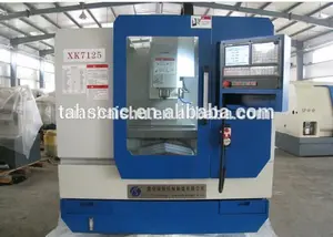 Tamaño de la tabla 600*250 xk7125 cnc de fresado de disco de freno del torno para los coches