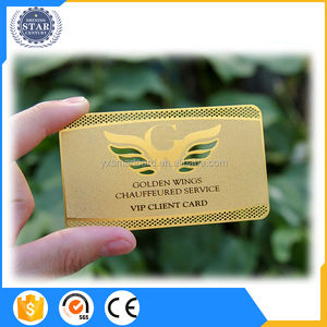 24K Vergulde Vergulde Matte Aluminium Vip Visitekaartje Fabricage Uitgesneden Magnetische Kaart Met Korting Vip - Product Image 2