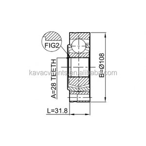 JOINT VWIN-Q5LH JOINT INTÉRIEUR 24X104. 8K0498103B - Product Image 6