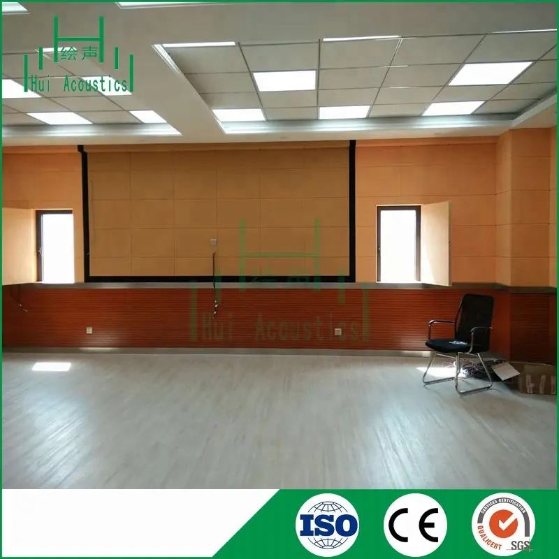 Soundproofing Cinema Polyester Acoustic Panel 100 Polyester Panel Acoustic Board for Concert Hall