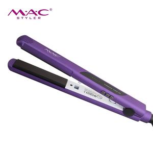 <span class=keywords><strong>Lisseur</strong></span> de cheveux professionnel en titane violet, plaque flottante spéciale, fer à lisser les cheveux - Product Image 1