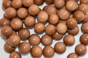 108ลูกปัดไม้จันทน์ Mala 4มม.-22มม. ลูกปัดสีเหลืองเข้มถึงสีน้ำตาลทองเข้มสำหรับชาวจีนมาลาสำหรับทำสมาธิและสวดมนต์ - Product Image 2