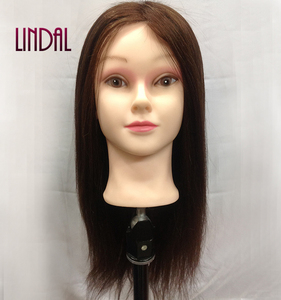 Tête de mannequin LINDAL avec support, cheveux <span class=keywords><strong>afro</strong></span> de haute qualité, pour la formation en coiffure - Product Image 1