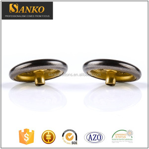 15mm en blanco logotipo personalizado <span class=keywords><strong>de</strong></span> latón y aleación <span class=keywords><strong>de</strong></span> <span class=keywords><strong>zinc</strong></span> broches <span class=keywords><strong>de</strong></span> presión <span class=keywords><strong>de</strong></span> botón <span class=keywords><strong>de</strong></span> metal para el cuero - Product Image 2