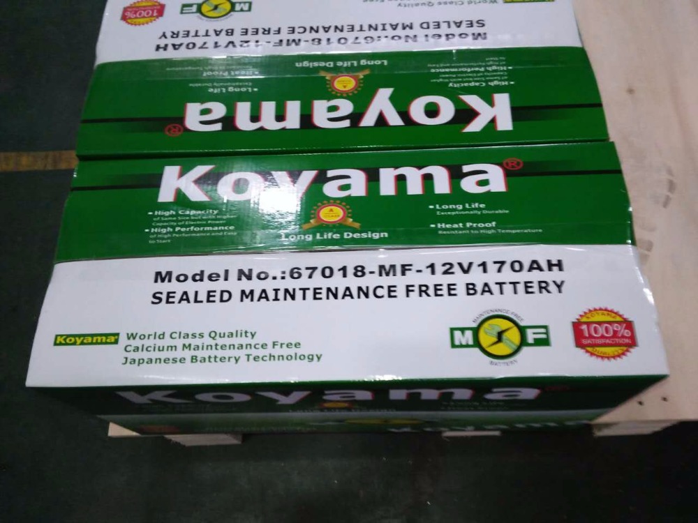 67018 MF 12V 170ah カーバッテリー| Alibaba.com