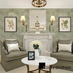 Il tessuto non tessuto carta da parati di <span class=keywords><strong>Arte</strong></span> Europea parati tinta unita carta da parati per camera da letto soggiorno TV parete carta da parati - Product Image 4