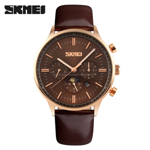 Movimiento japonés relojes mejores relojes de lujo de oro negro reloj de acero inoxidable <span class=keywords><strong>volver</strong></span> 3atm impermeable jam tangan - Product Image 4
