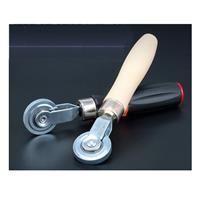 Hand Tools Cold Tire Patch Repair Tool Ball Bearing Wooden <strong>Handle</strong> <strong>Stitcher</strong> and Roller - Product Image 5