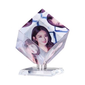 Cadre <span class=keywords><strong>Photo</strong></span> personnalisé avec cubes en cristal, Souvenir, pour Studio <span class=keywords><strong>Photo</strong></span>, cadeau d'anniversaire, mariage - Product Image 1