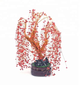 Árbol de cristal de jade natural <span class=keywords><strong>bonsai</strong></span> verde Aventurina árbol de <span class=keywords><strong>sauce</strong></span> <span class=keywords><strong>llorón</strong></span> para la decoración - Product Image 5