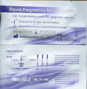 Bande de <span class=keywords><strong>test</strong></span> de grossesse pour bébé - Product Image 2