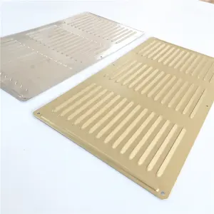 Foglio di formato personalizzato in metallo stampaggio di alluminio sotto gronda soffit prese d'aria