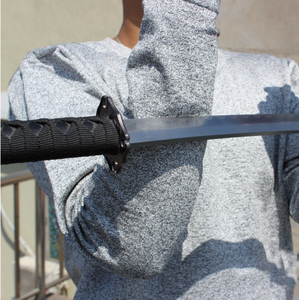 Đâm Thủng Cắt Kháng O Cổ T Áo Sơ Mi Màu Xám Chống Bức Xạ Được Làm Bằng Dây Thép Và Vật Liệu Sợi Đặc Biệt - Product Image 1