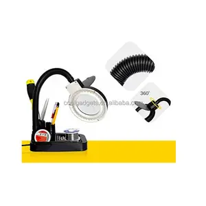 [KOOCU] Bureau vergrootglas lamp Ijzer Stand Solderen LED Verlicht vergrootglas loupe Moederbord Reparatie Tools